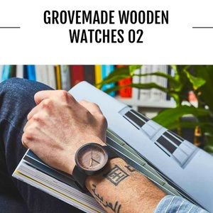 Grovemade Men’s Wooden Watch in Walnut
